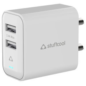 Reliancedigital - Stuffcool Flow WCFLOW12 12 Watts Dual USB Port Travel Charger Price