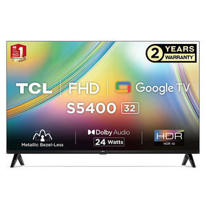 Reliancedigital - TCL 81.28 cm (32 inch) Full HD LED Smart Google TV, Bezel-Less S Series 32S5400 Price