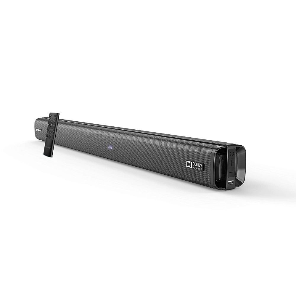 Amazon - Zebronics Zeb-Juke Bar 3800 Pro Dolby 2.0 Channel Soundbar With Supporting USB, AUX, Optical IN, HDMI ARC & Remote Control, 60 Watts Price