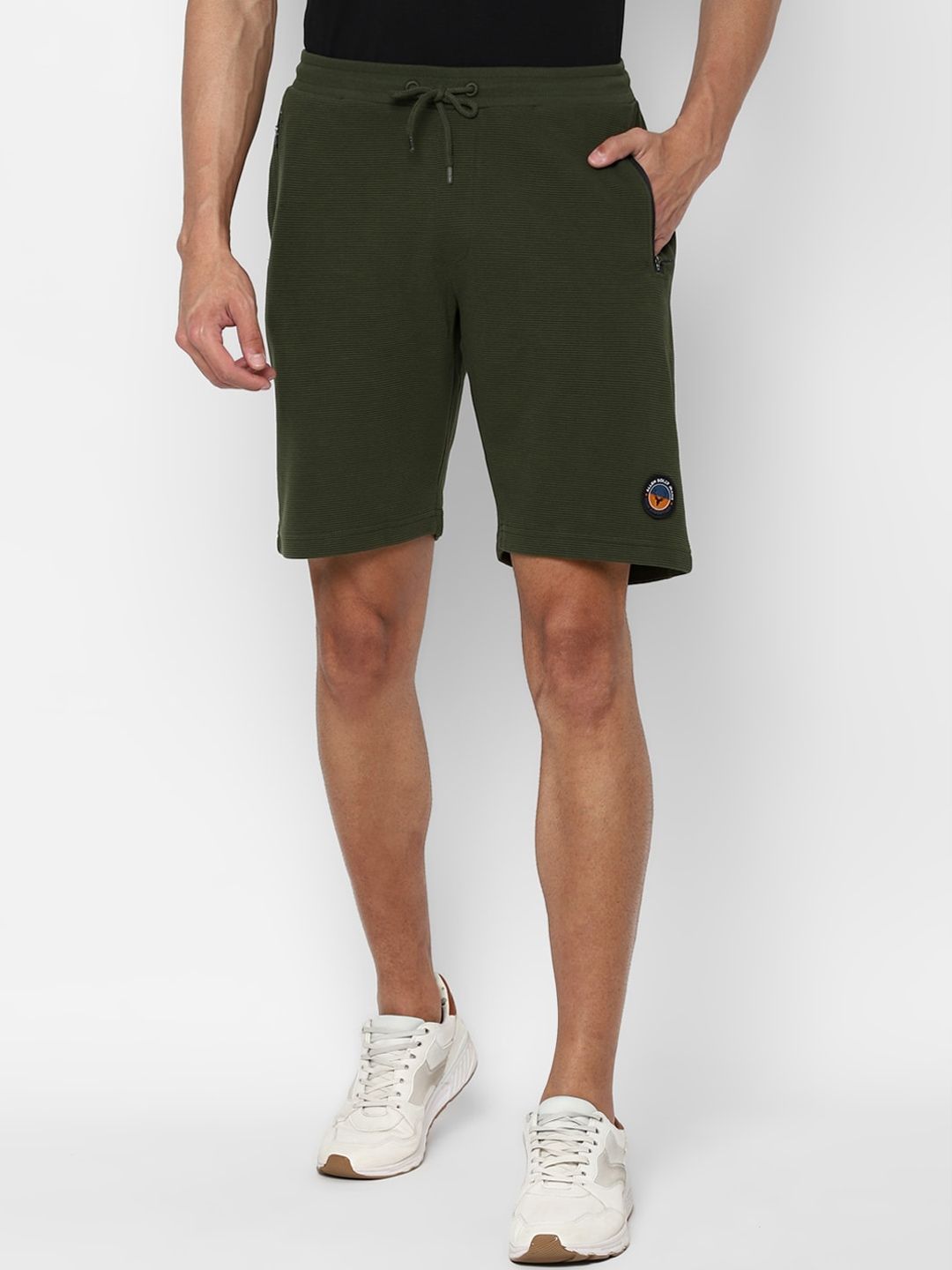 Flipkart - Allen Solly Sport Men Green Slim Fit Sports Shorts Price