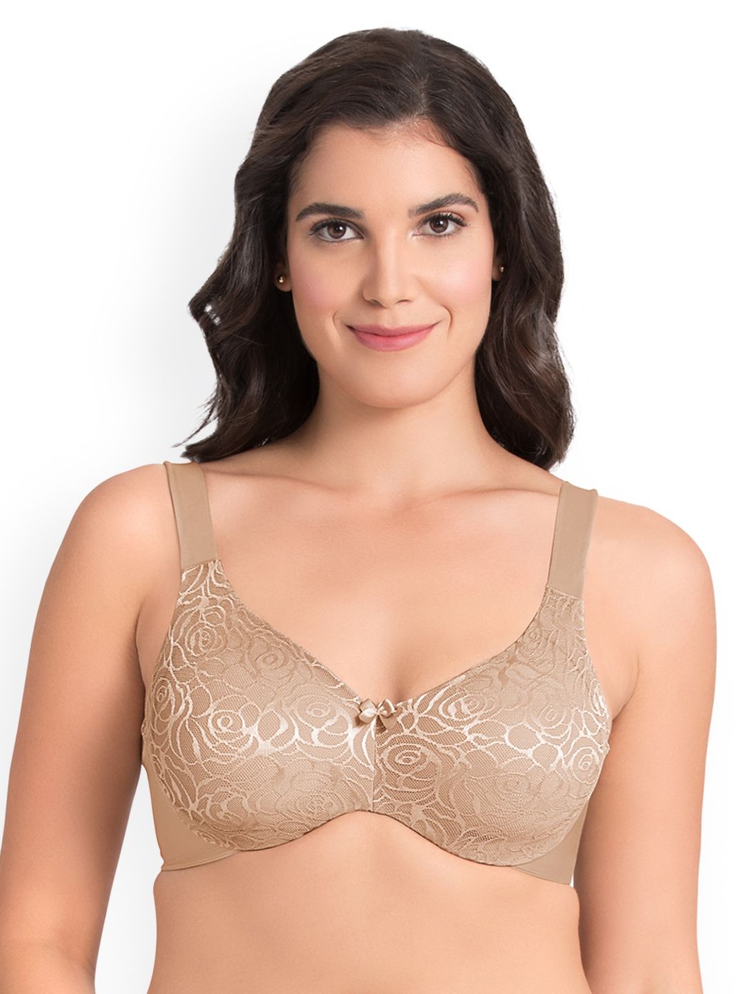 Myntra - Ultimo Non Padded Wired Minimizer Lace Bra E0007