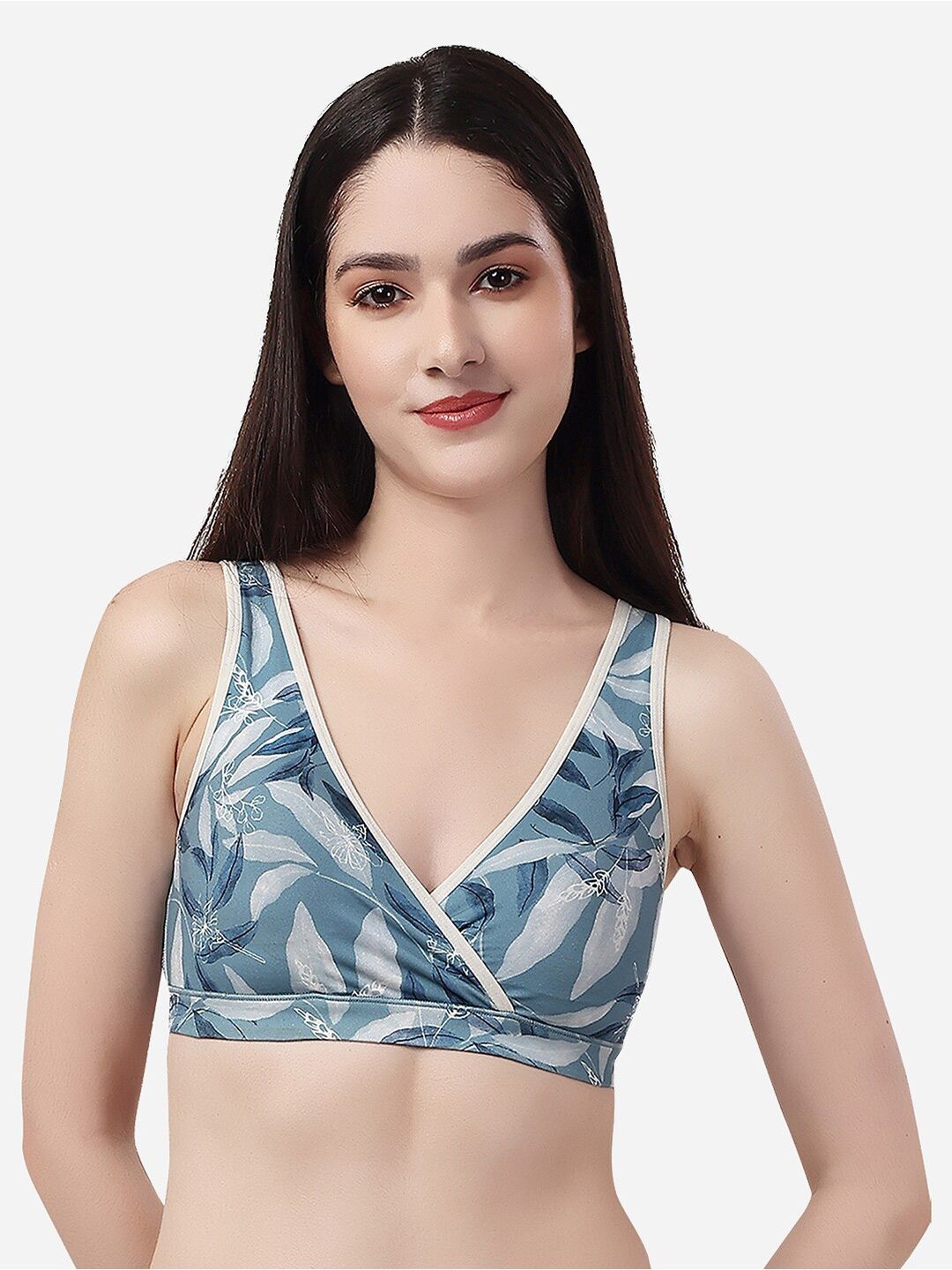 Nykaa - SOIE Non Padded Non Wired Lounge Bra with Removable Cups