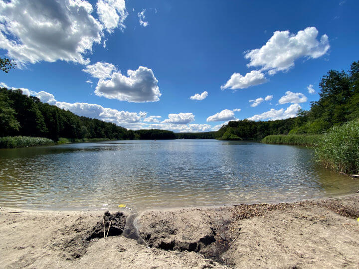 Badestelle am Großen Lienewitzsee