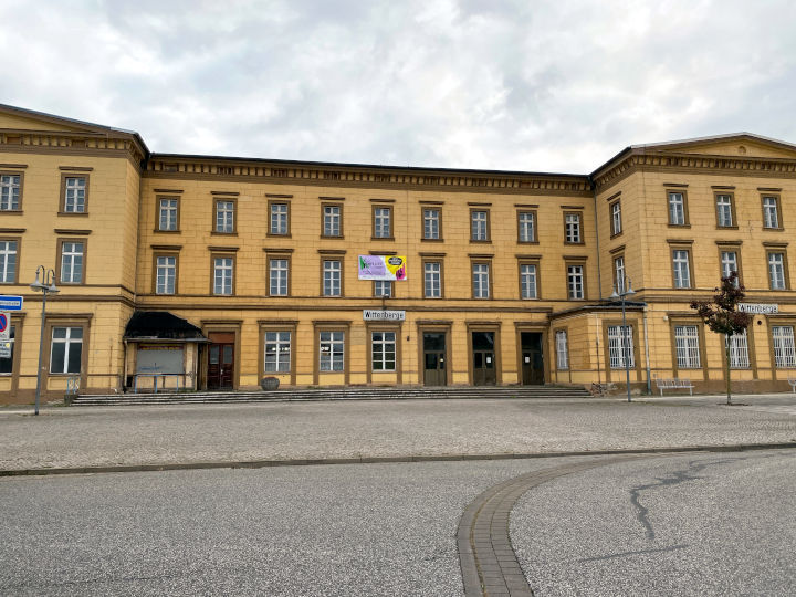 Das historische Bahnhofsgebäude von Wittenberge