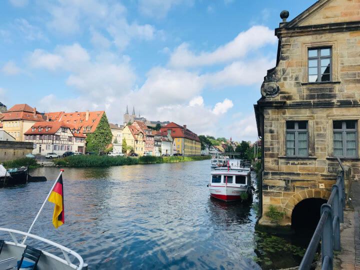 Am Kranen mit Blick auf die Regnitz