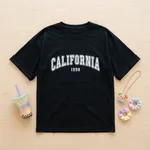 Black-oversized-typography-print-tshirt-for-women-with-half-sleeves-and-round-neckline