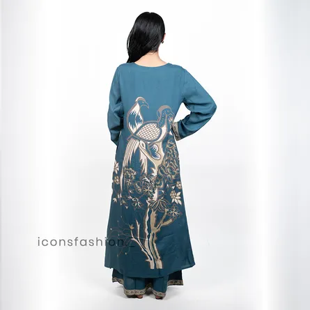 Women's printed kurta set - Image 2
