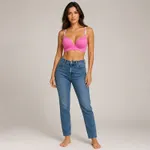 Pink-seamless-push-up-bra-with-adjustable-straps-and-lightly-padded-cups-for-women