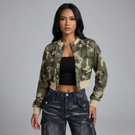 womens-camouflage-cropped-bomber-jacket-with-snap-button-front-and-ribbed-cuffs