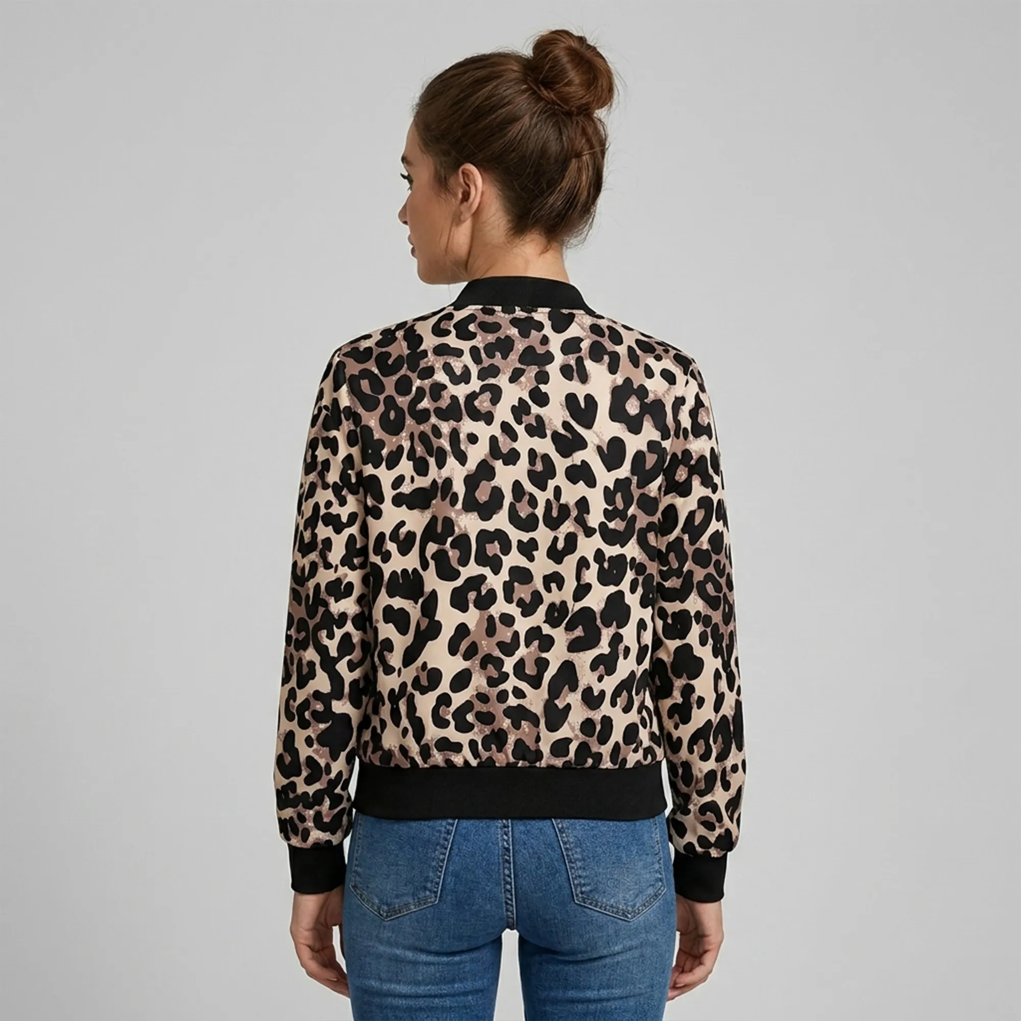 Leopard-print-cropped-bomber-jacket-for-women-with-zip-front-and-ribbed-cuffs