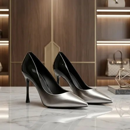 Women's Elegant Pointed High Heel Pumps - Image 3