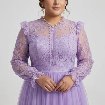 Women's Tulle Gown Dressess for Women - Image 4