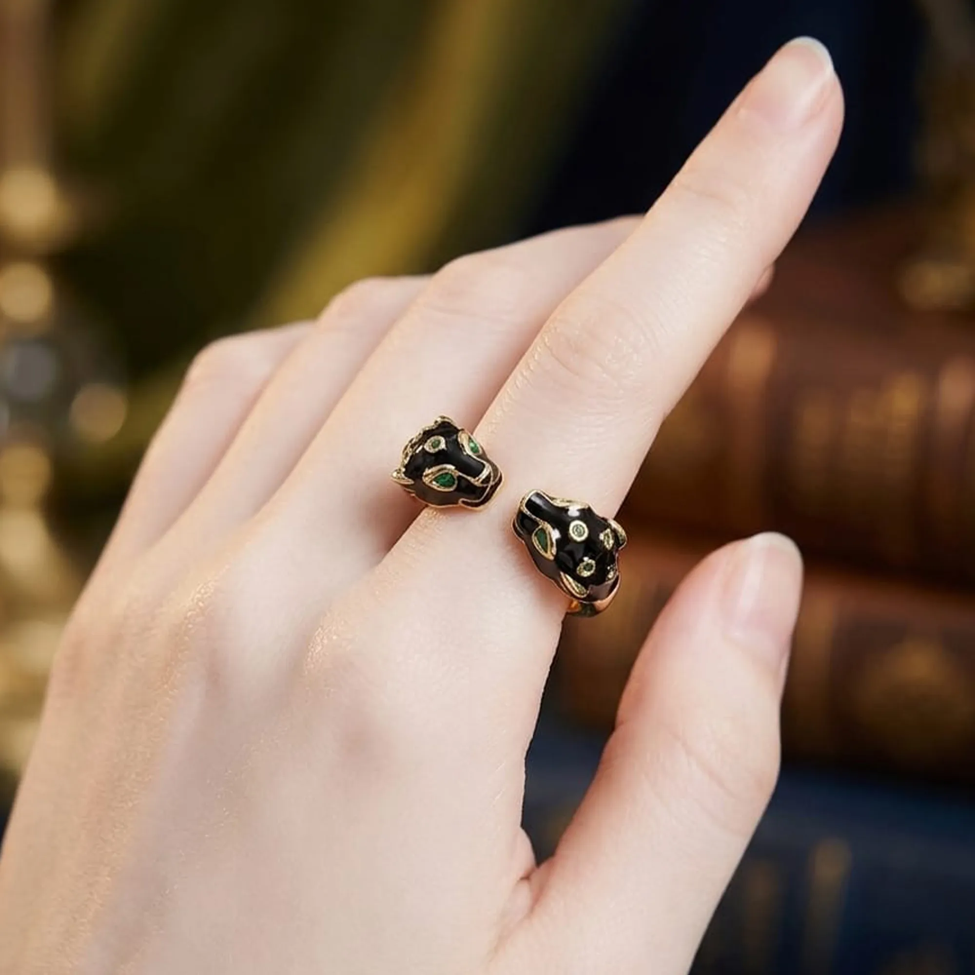 black-panther-adjustable-enamel-statement-ring-with-green-eye-details-for-women