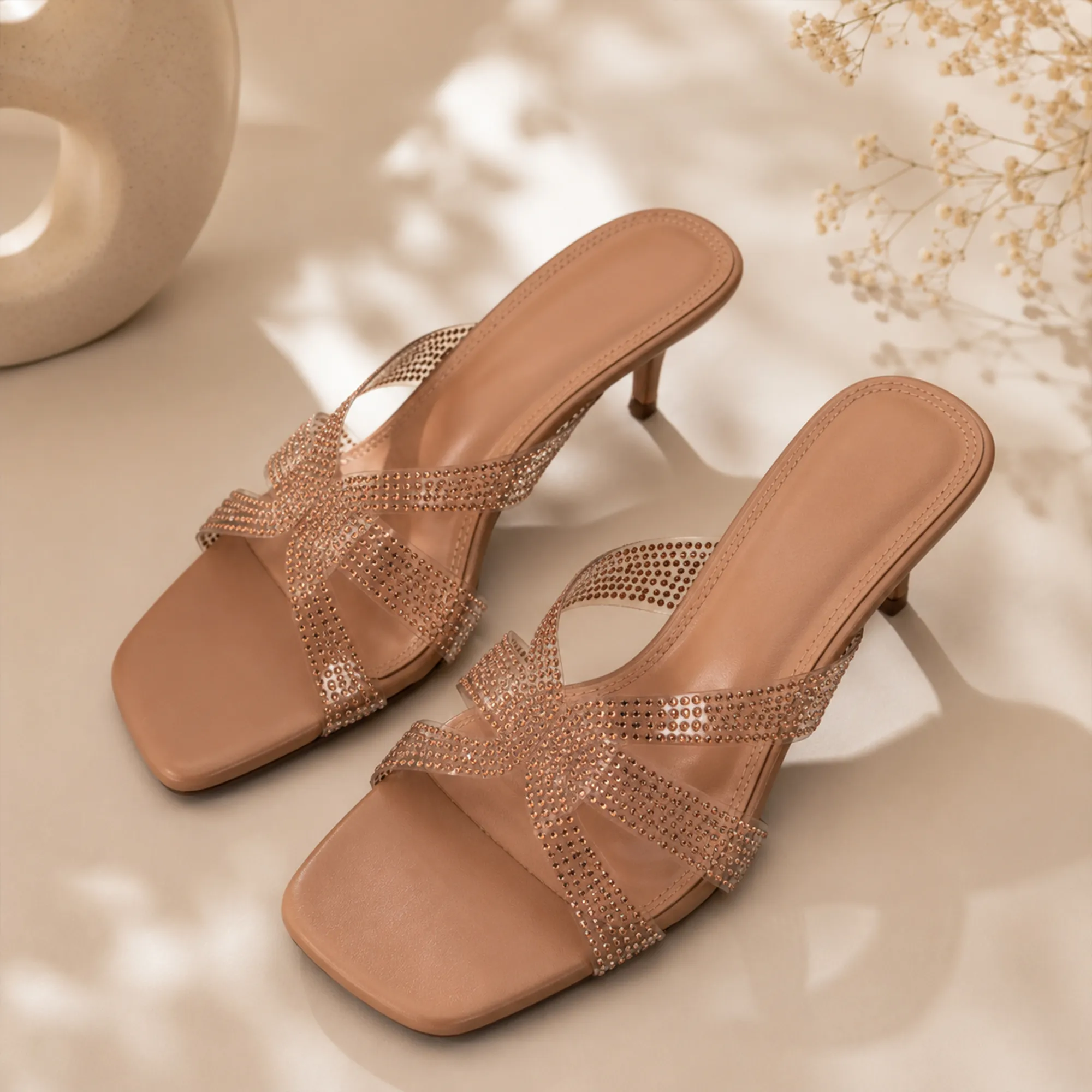 Nude-rhinestone-cross-strap-kitten-heel-sandals-for-women-square-toe-slip-on-party-footwear