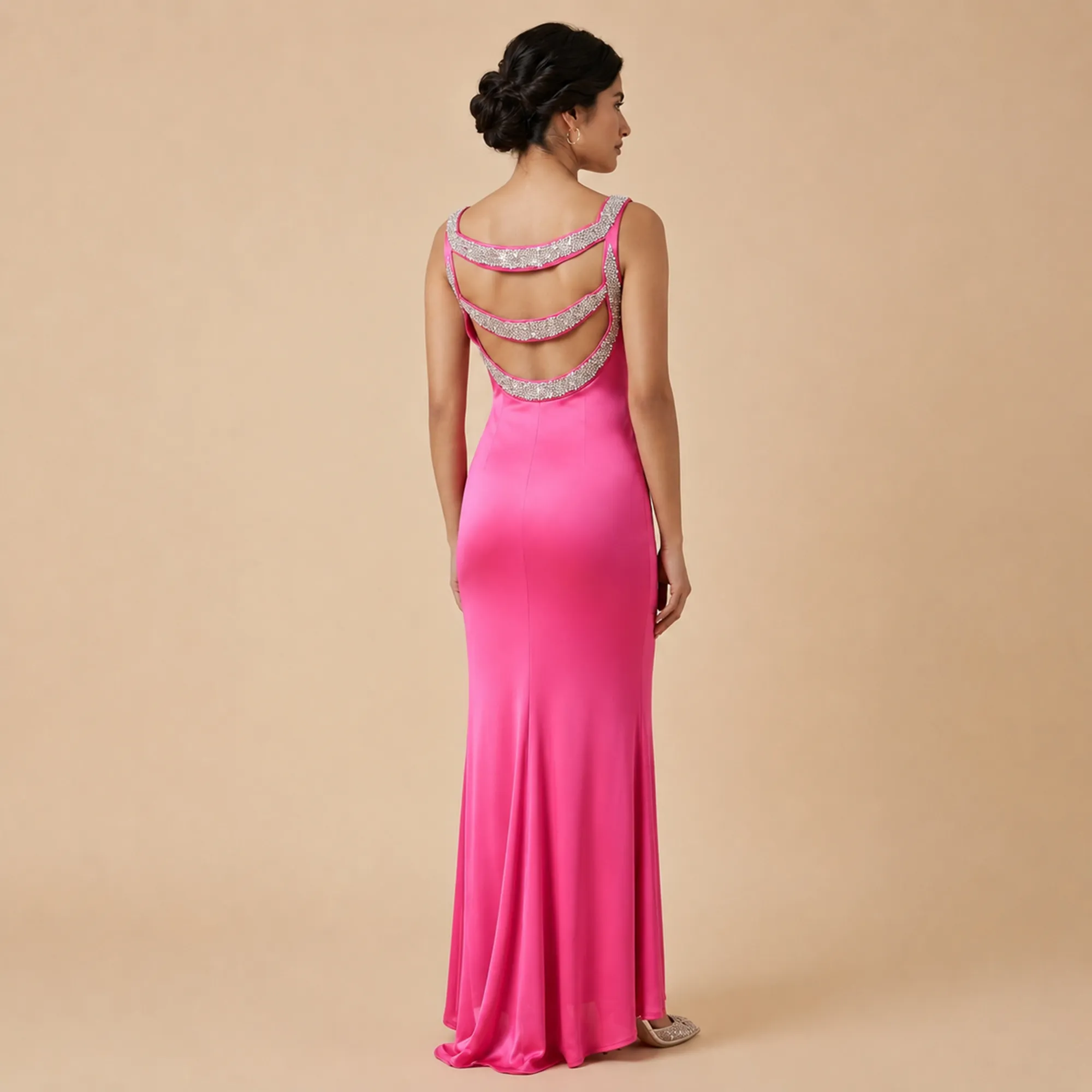 Pink-mermaid-evening-gown-for-women-sleeveless-v-neck-formal-maxi-dress-with-embellished-open-back