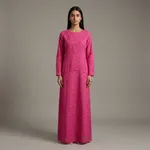 pink-long-sleeve-eyelet-embroidered-maxi-dress-for-women