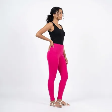 High Waist Ankle Length Leggings for Women - Image 3