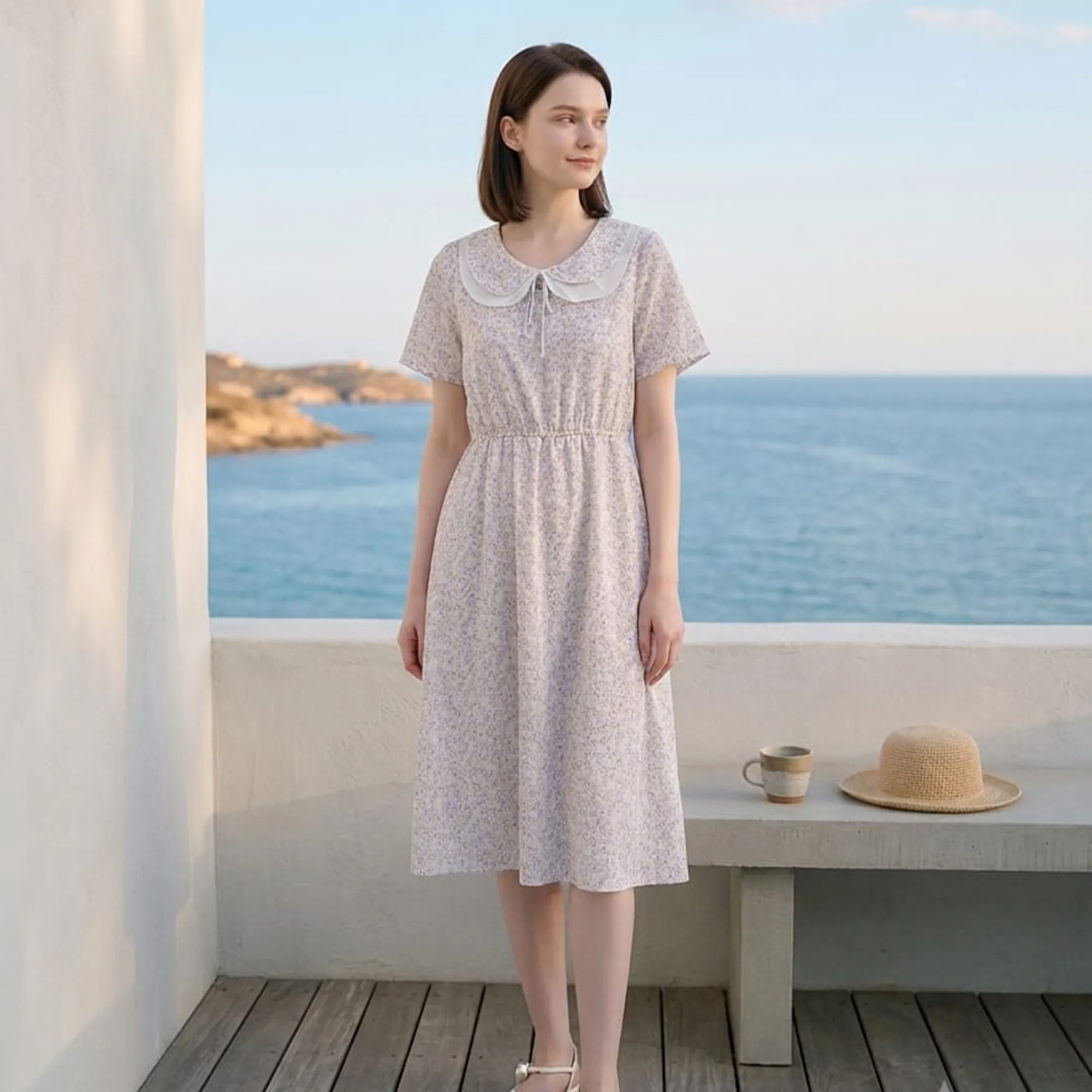 pastel-floral-midi-dress-for-women-with-peter-pan-collar-and-short-sleeves