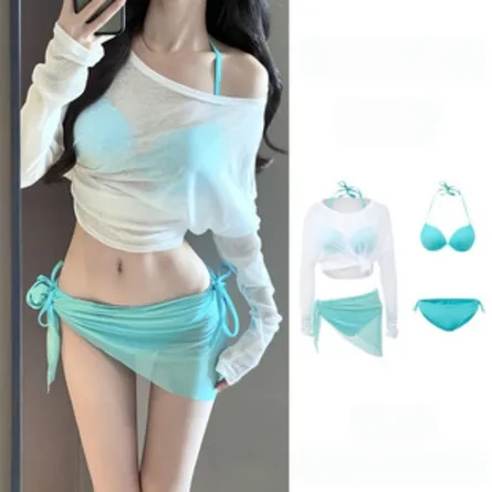 4-Piece Chic Beach & Swimwear Set - Image 7