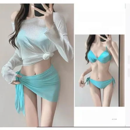 4-Piece Chic Beach & Swimwear Set - Image 6