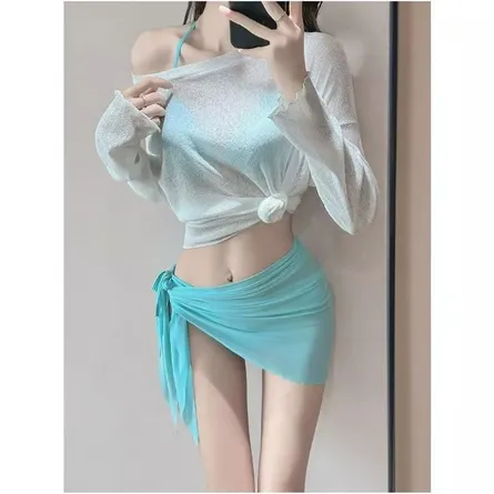 4-Piece Chic Beach & Swimwear Set - Image 3