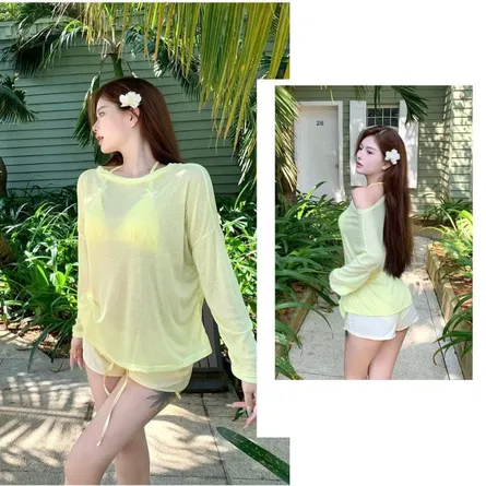 Ethereal Garden Sheer Mesh Set - Sunshine Yellow - Image 6