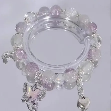 Enchanted Meadow Beaded Charm Bracelet - Image 3