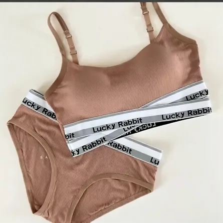 Lucky Rabbit Ribbed Lounge Set - Image 8