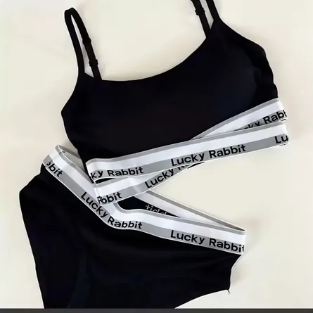 Lucky Rabbit Ribbed Lounge Set - Image 6