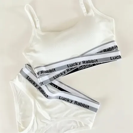 Lucky Rabbit Ribbed Lounge Set - Image 5