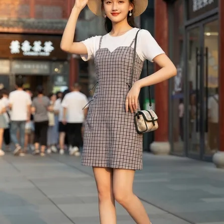 Urban Heritage Mini Cami Dress & Tee - Image 3