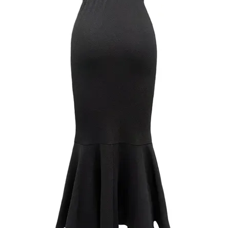 Elegant High-Waist Mermaid Midi Skirt - Image 5
