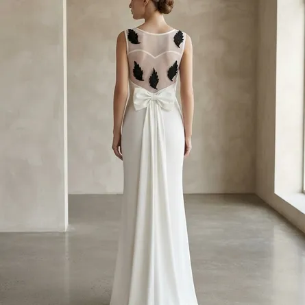 Elegance Illusion Floral Mesh Maxi Dress - Image 5