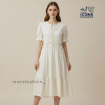 Tiered design–lace-front-overlay-Casual-wear