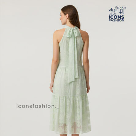  Lace dress for women | Ladies halter neck dress | Women western dress - Image 3