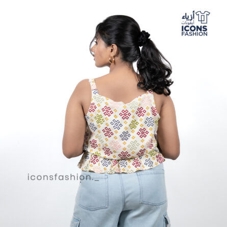 Women printed to | Ladies stylish western wear | Women peplum top - Image 3