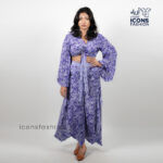 Women-blue-paisley-printed-crop-top-and-flowy-pants-co-ord-set-with-tie-up-detail