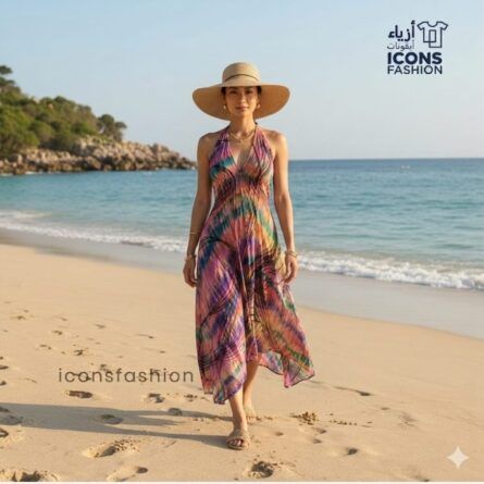 Halter neck dress for women | Ladies stylish beachwear - Image 3