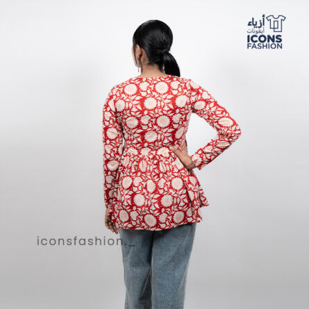 Women's printed short kurta | Ladies stylish ethnic wear - Image 3