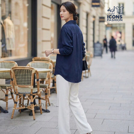 Women's button-down shirt | Ladies stylish oversize shirt - Image 3