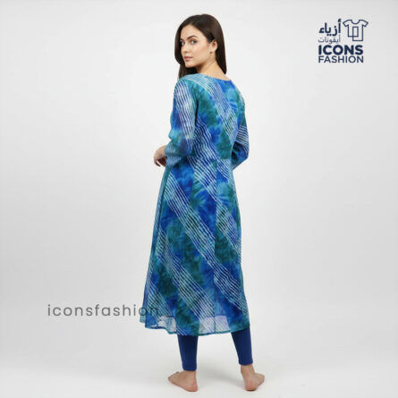 Women's printed A-line kurta | Ladies stylish ethic wear - Image 3
