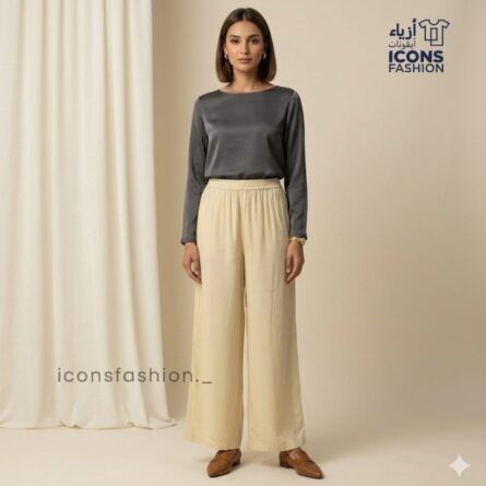 Women's wide-leg pants | Ladies' stylish straight-fit palazzo pants