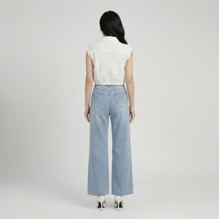 White-sleeveless-collared-crop-top-with-front-buttons-and-adjustable-drawstring-hem