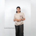 Beige-graphic-print-round-neck-half-sleeve-women’s-t-shirt