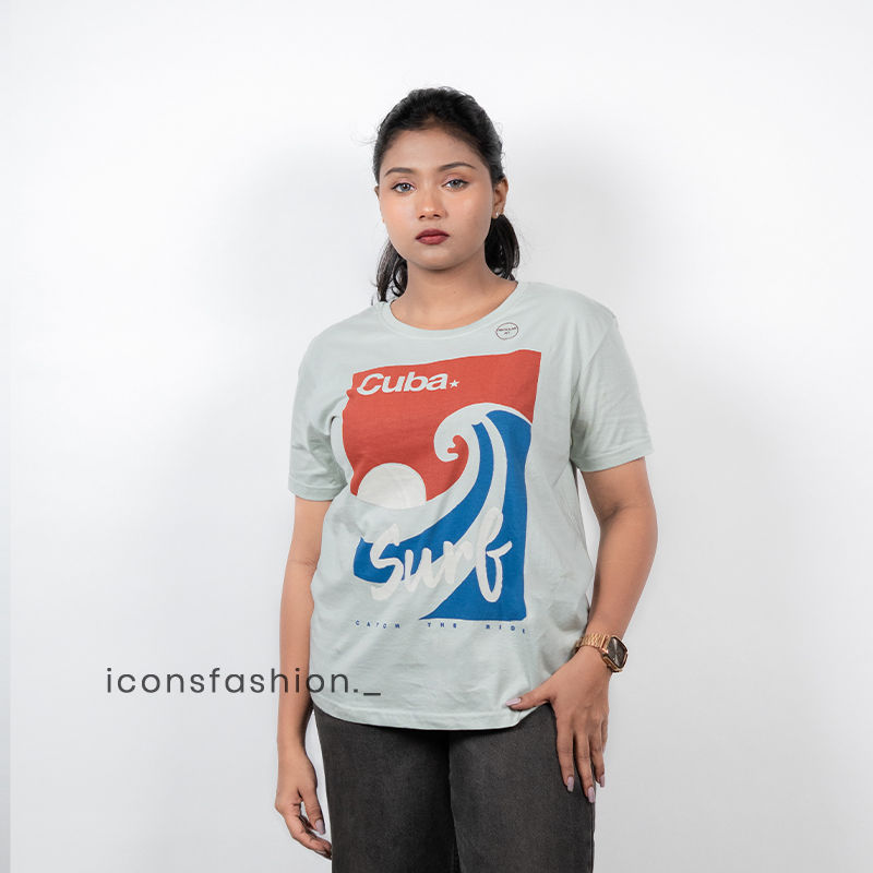Powder-blue-graphic-round-neck-t-shirt