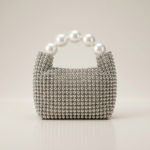 Silver-beaded-mini-handbag-with-white-pearl-top-handle-structured-evening-bag