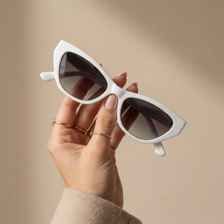 Women's narrow cat eye sunglass - Image 3
