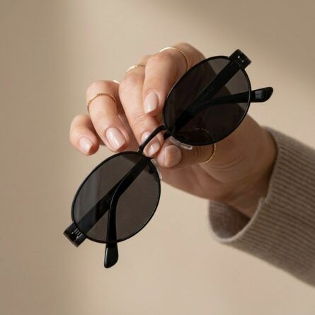 Women's oval sunglass - Image 3