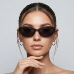 Women’s Rimless Wraparound Sunglasses