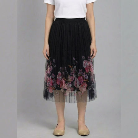 Women's mesh midi skirt - Image 3